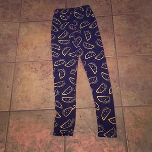 Warm taco leggings